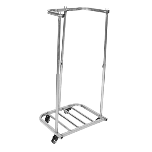 Support métallique pour déchets de jardin POPETPOP cadre extérieur stable portable