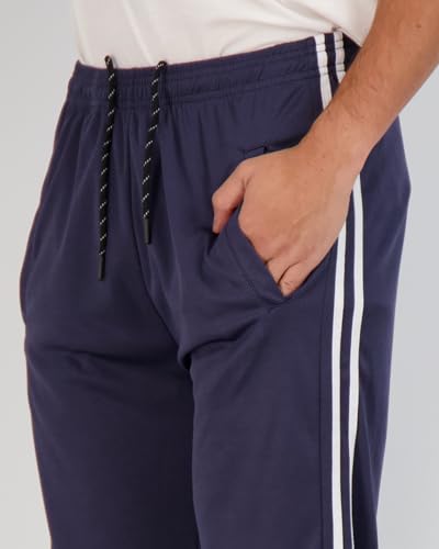 Real Essentials Men'S Mesh Athletic Active Gym Workout Open Bottom Sweatpants Pockets Sports Training Soccer Track Running Casual Lounge Comfy Jogging Quick Dry Drawstring Pants- Set 5 thumb #3