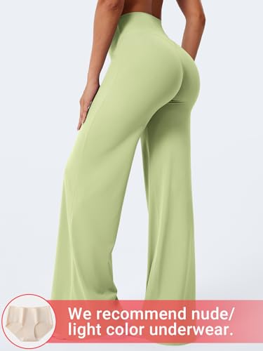 Image of YEOREO Ease Workout Leggings Womens No Front Seam Straight Leggings 29 inch / 31.5 inch / 33 inch / 35 inch High Waist Buttery Eddiy Yoga Pants