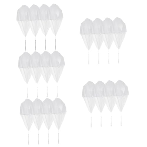 NAMOARLY 5sets Boys and Girls's Parachute Toys Hand Throw Children's Outdoor Playthings Boys and Girls Toy Parachute 4pcs*5