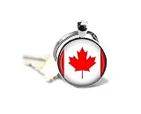 Bolsa de regalo. heng yuan tian cheng bandera canadiense, Canadá llavero, hoja de arce, banderas del mundo, países del mundo, banderas europeas