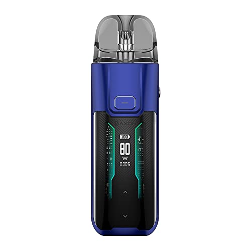 Va.poresso Luxe XR MAX Kit (azul) 80 W MAX Buiit-in 2800 mAh com 5 ml Pod cartucho Fit GTX 0,2/0,4 MESH Coil vaporizador de cigarro eletrónico sem nicotina