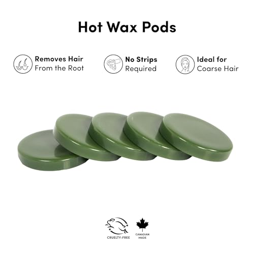Parissa Hot (hard) Wax Refill Pods For Short and Coarse Hairs