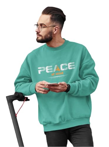 Image of Men Regular Fit Crew-Neck Sweatshirt