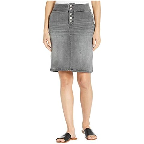 prAna Women's Aubrey Grey Denim Skirt Cover