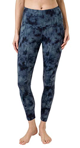 Tuff Athletics Womens High Waist Active Tight (Nocturnal Sky X-Small)