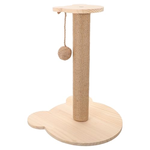 Rascador para gato BESTonZON de sisal y madera miniatura 1