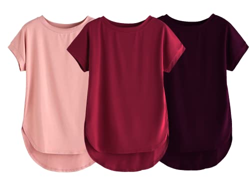 Image of Fabricorn Stylish Plain Up and Down Cotton Tshirt for Women