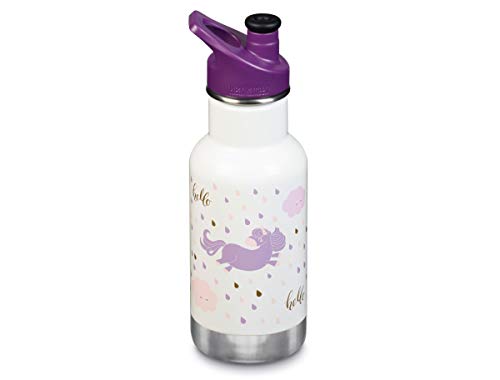 Klean Kanteen Kid Kanteen, K12KVCPPS, Isolée sous Vide 12oz (354 ML) avec Cap Sport (Nouveau 2019) (Unicron Leap)