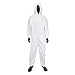 West Chester 3606 Polypropylene PosiWear BA: Breathable Advantage Microporous Coverall ? [Pack of 25] 5X-Large, Safety Overall with Zipper Front, Elastic Wrist, Ankle, Attached Hood