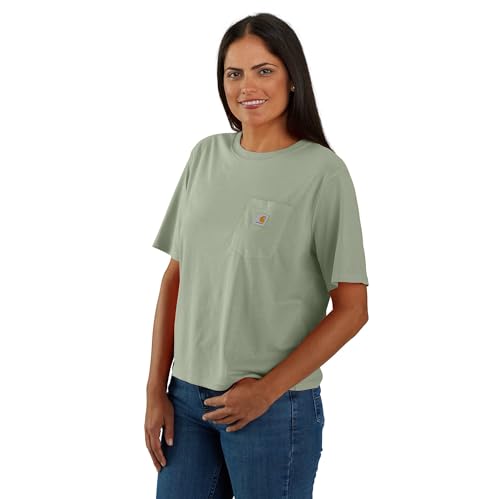 Carhartt Women's Tencel Fiber Series Loose Fit Short-Sleeve Pocket T-Shirt,