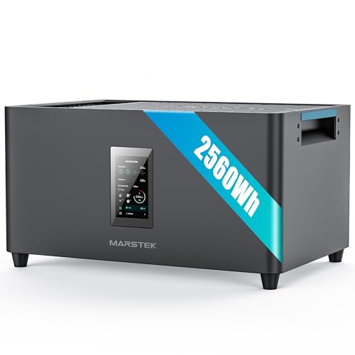 MARSTEK JUPITER C Plus, 2.56kWh Balkonkraftwerk mit Speicher, 4 MPPT 2400W Solareingang, All-in-One...