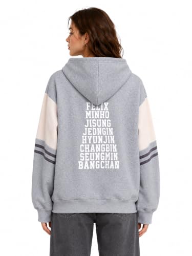 Image of JUNG KOOK SKZ Hoodie Felix Hyunjin Bangchan New Album Star Concert Sweater Support Sweatshirt Shirt Skz Merch for Women