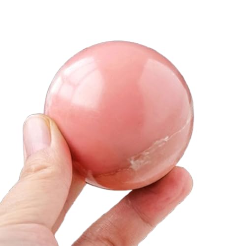 Sphère en opale cristal 6cm avec socle en bois pour décoration