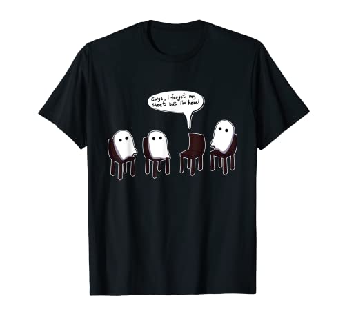 Scary Funny I Forgot My Sheet Ghost Disfraz de Halloween Camiseta