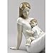 LLADRÓ A Mother's Love Figurine Type 445. Porcelain Mother Figure.