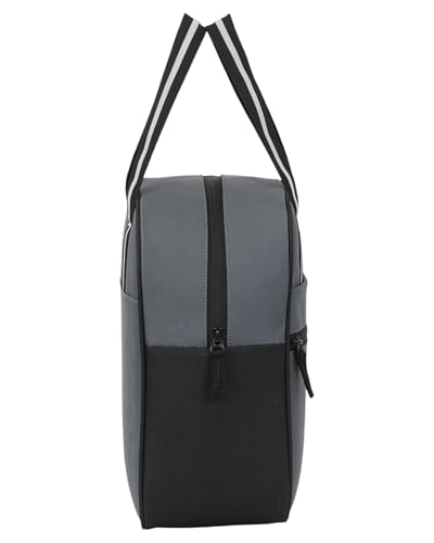 Image of Durable & Lightweight Lunch Bag | Trendy Water-Resistant Tiffin Bag & Meal Holder for Office, School, Travel & Picnic, Stylish, Insulated Design for Men, Women & Kids (Grey)