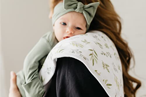 Image of Copper Pearl Premium Baby Burp Cloths - 3-Pack Large Cotton Burp Cloths, Extra Soft Spit Up Rags with 3 Absorbent Layers, Perfect for Baby Boy and Baby Girl Gifts (21 inch x 10 inch Size, Haven Set)