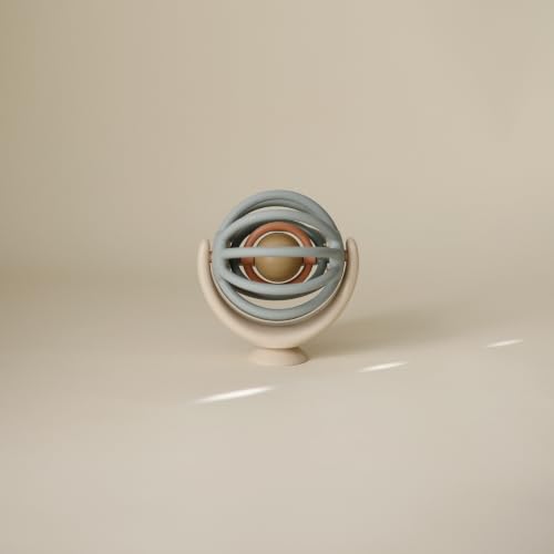 Image of mushie Suction Spinner Ball Toy | Toddler Sensory Toys for Bath & Play