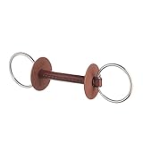 busse wassertrense doppelt gebrochen  BERIS Wassertrense mit Lederstange soft, 12 cm, 6 cm