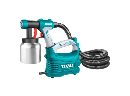 Image of TOTAL HVLP Floor Based 500W Iron Electric Spray Gun with 800ml Aluminium Can (Multicolour) (550W-Aluminum Can)