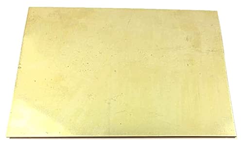 Feuille de laiton épaisseur 1.5mm pour gabarit CNC et pièces sur mesure