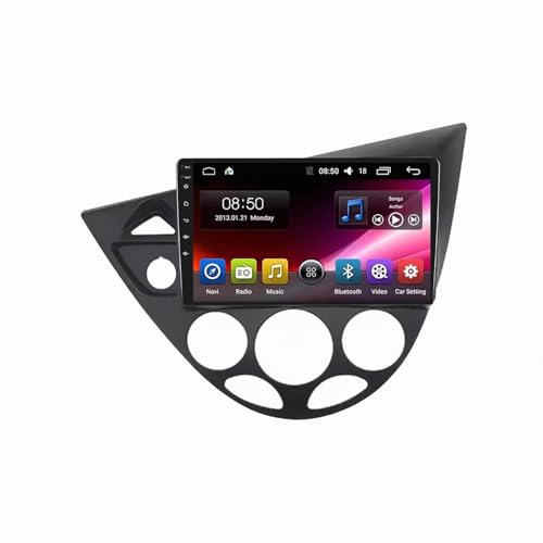 Radio Coche 2 DIN con Carplay Inalámbrico para Ford Focus 1998 2005 Cámara Trasera   HD Pantalla Carplay Mirror Link   Portátil Radio Coche Bluetooth, 8 Nuclear 6G+128G