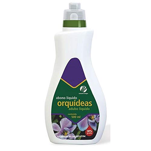 Suinga ABONO LÍQUIDO PARA ORQUÍDEAS de 500 ml. Favorece la floración y potencia colores vistosos y naturales
