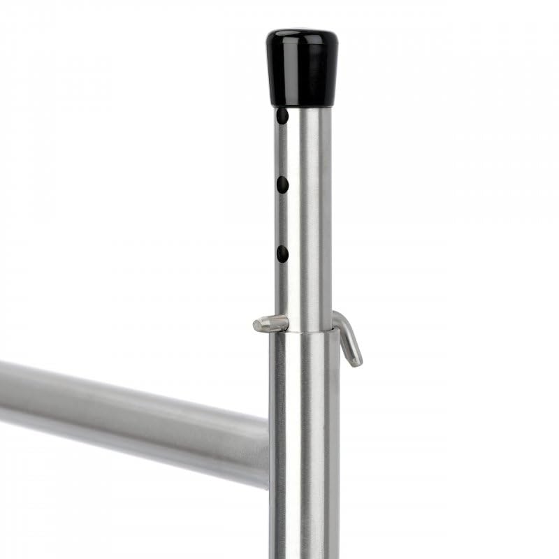 Höhenversteller für Tisch E2, kurz, bis 8,8 cm, Schwarz