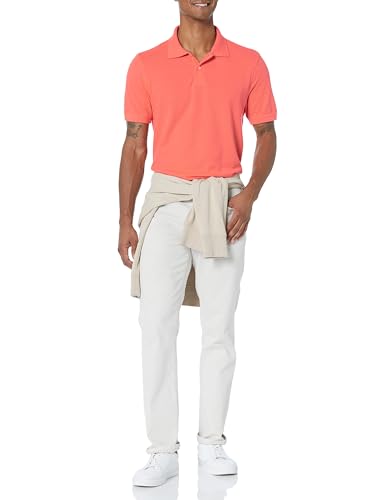 Image of Amazon Essentials Men's Slim-Fit Short-Sleeve Cotton Pique Polo Shirt