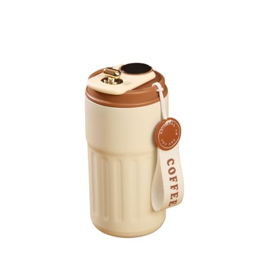 TIKHJ 水筒 温度表示 保温 保冷 スマートボトル ステンレス鋼 ひと目で温度がわかる 450ml (C)