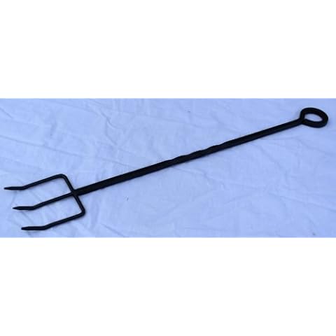 Traditional Twist Handle cast Iron Toasting Fork Cover