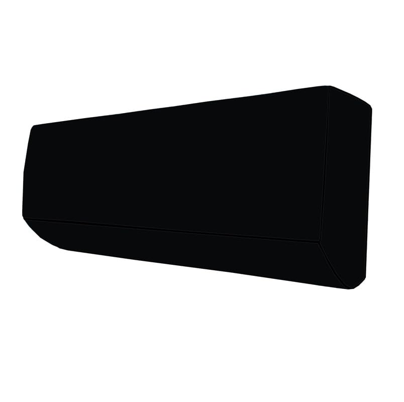 Image of Universal AC Outdoor Cover - Compatible with 1.5 & 2 Ton Split ACs, All-Season Protection (Solid Black)