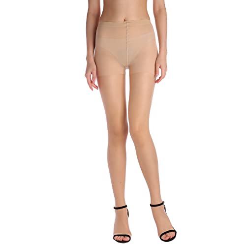 YAGAXI 20D toeless pantyhose - 2 Pairs Control Top open toe pantyhose for women3