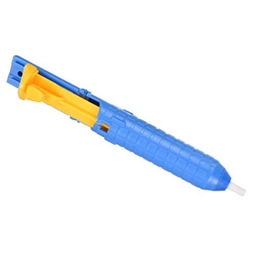 Image of uxcell Desoldering Pump 8 Inches 20.5cm Manual Vacuum Solder Sucker Removal Hand Tool Plastic Yellow,Blue