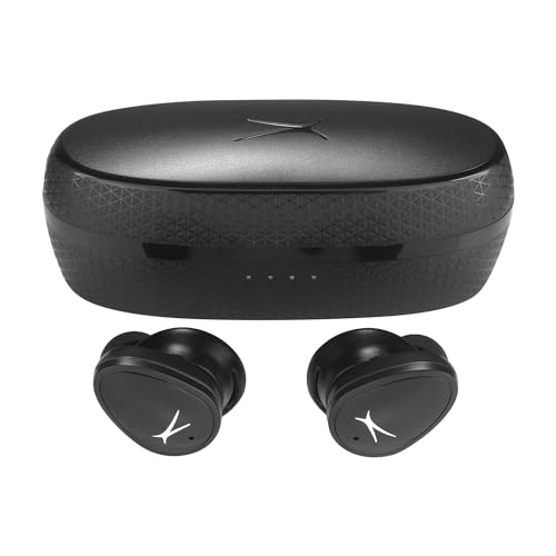 Image of Altec Lansing NanoBuds Sport 2.0, Wireless Earbuds with IP55 Waterproof & Sweatproof Rating, 32-Hour Battery, Bluetooth Multipoint, Fast Charging, AI Clear Calling, Sport Earbuds with Helix Wings