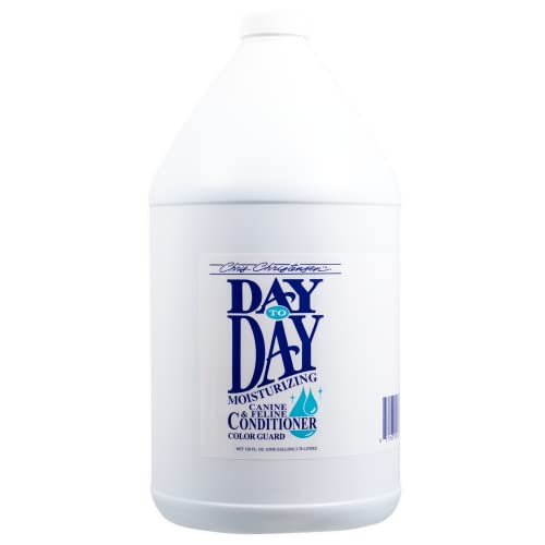 Chris Christensen Day to Day Ultra Concentrated Dog Conditioner Makes up to 8 Bottles Groom Like a Professional Moisturizing All Coat Types for Daily Use Made in USA 1gal