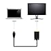 VAlinks HDMI to VGA Cable 6ft/1.8m, Built-in Chip 1080P to Adapter (Male to Male) Video Converter Support Convert Signal from Input Laptop PC HDTV to VGA Output Monitors Projector