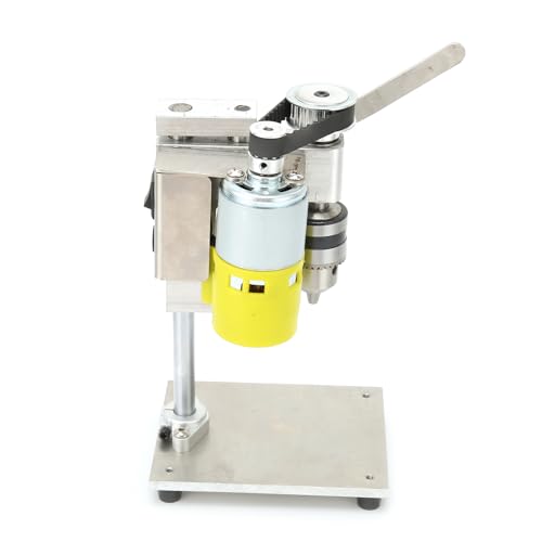 Benchtop Drill Presses, Chuck 1.5-10mm Mini Electric Bench Drilling Machine 9000rmin No Noise for DIY for Household for Repair (US Plug)