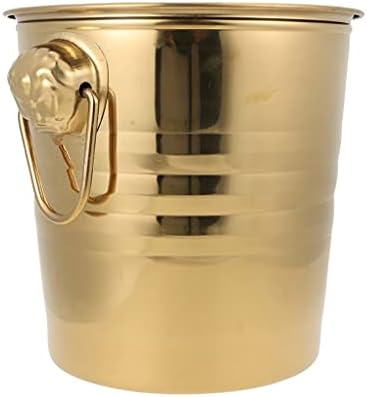 TEMKIN 1 Cubo de Hielo de Acero Inoxidable de 3 l, Cubo de Hielo Grueso con Cabeza de Tigre, Cubo de Hielo para Fiesta TEMKIN 1 Cubo de Hielo de Acero Inoxidable de 3 l, Cubo de Hielo Grueso con Cabeza de Tigre, Cubo de Hielo para Fiesta