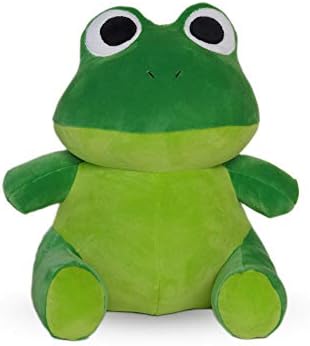 Avocatt Green Frog Plush Toy - 10 Inches Stuffed Animal Plushie - Hug and Cuddle with Squishy Soft Fabric and Stuffing - Cute Toy Gift for Boys and Girls