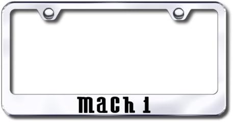 AU-TOMOTIVE GOLD Mustang Mach 1 License Plate Frame - Chrome