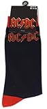 AC/DC Unisex Ankle Socks: Logo (UK Size 7 - 11) Größe 41-45