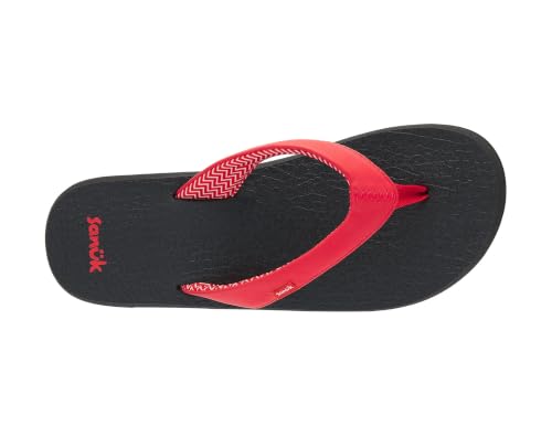 Image of Sanuk Yoga Serenity Flip Flops for Women - Yoga Mat Footbed Sandals