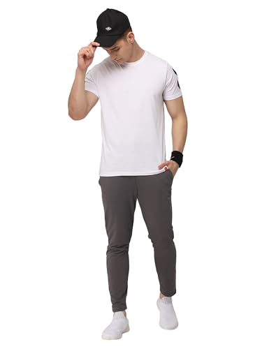 Image of hummel Legacy Round Neck Cotton Rich Half Sleeve Solid Regular fit Cottonpoly T-Shirt for Men Comfortable Soft Breathable Fabric Stretchable for Everyday Use Ideal for Casualwear