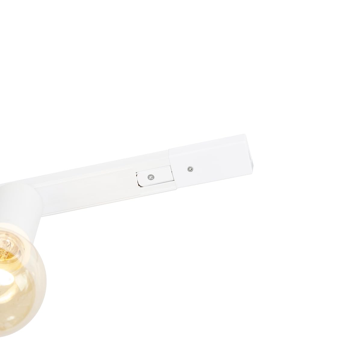 QAZQA - Modern Modernes 1-Phasen-Schienensystem Komplettset I Spotlight I Deckenspot I Deckenstrahler I Strahler 5-flammig inkl. E27-Fassung weiß - Jeana I Wohnzimmer I Schlafzimmer - Stahl Länglich -