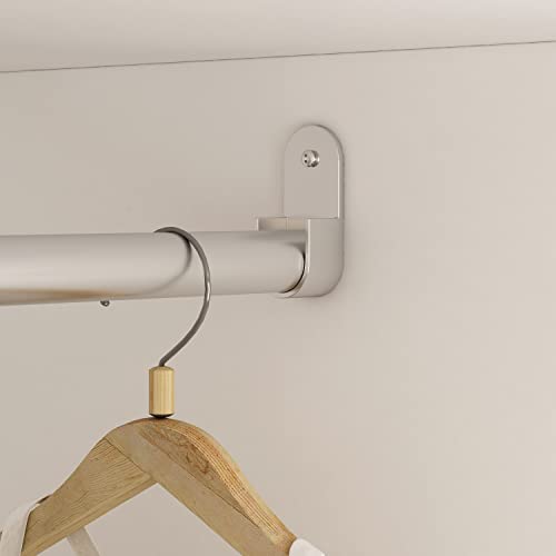 Aiegle 2 Doors Wardrobe Armoire With Drawer, Freestanding Armoire Wardrobe Closet With Hanging Rod, Bedroom Wood Clothes Storage Cabinet Organizer, Black (31.5" W X 18.9" D X 66.9" H) #TOP4