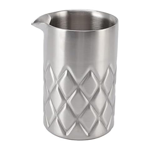 Rührglas Edelstahl-Rührglas doppelwandig unzerbrechlich Rostschutz Cocktail-Rührglas Cocktail-Trinkgeschirr Cover