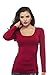Long Sleeves Round Scoopneck Tank Top One Size