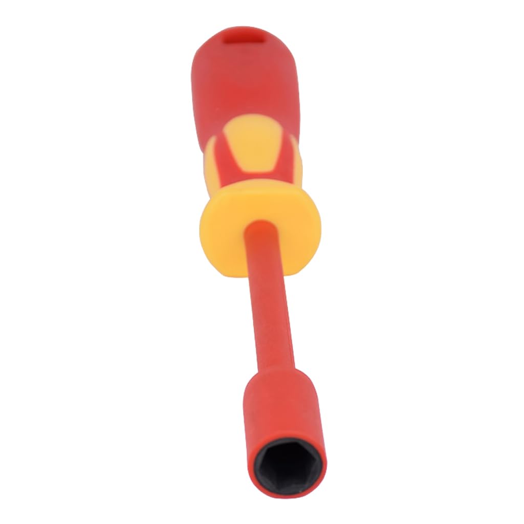 TWISAXC Insulated Nut Driver Set Metrics Deliver Smooth Turning Mechanism for Easy Socket Removal Ensuring Safety and Efficiency 1000 Volt Insulated Tools
